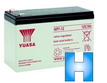 Yuasa NP7-12  Termi: 4,75mm