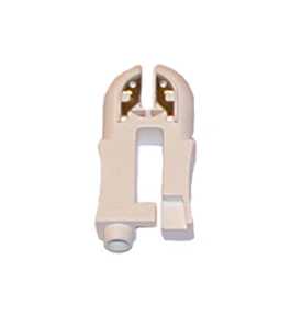 Klammer - 4 mm's hona, Vit