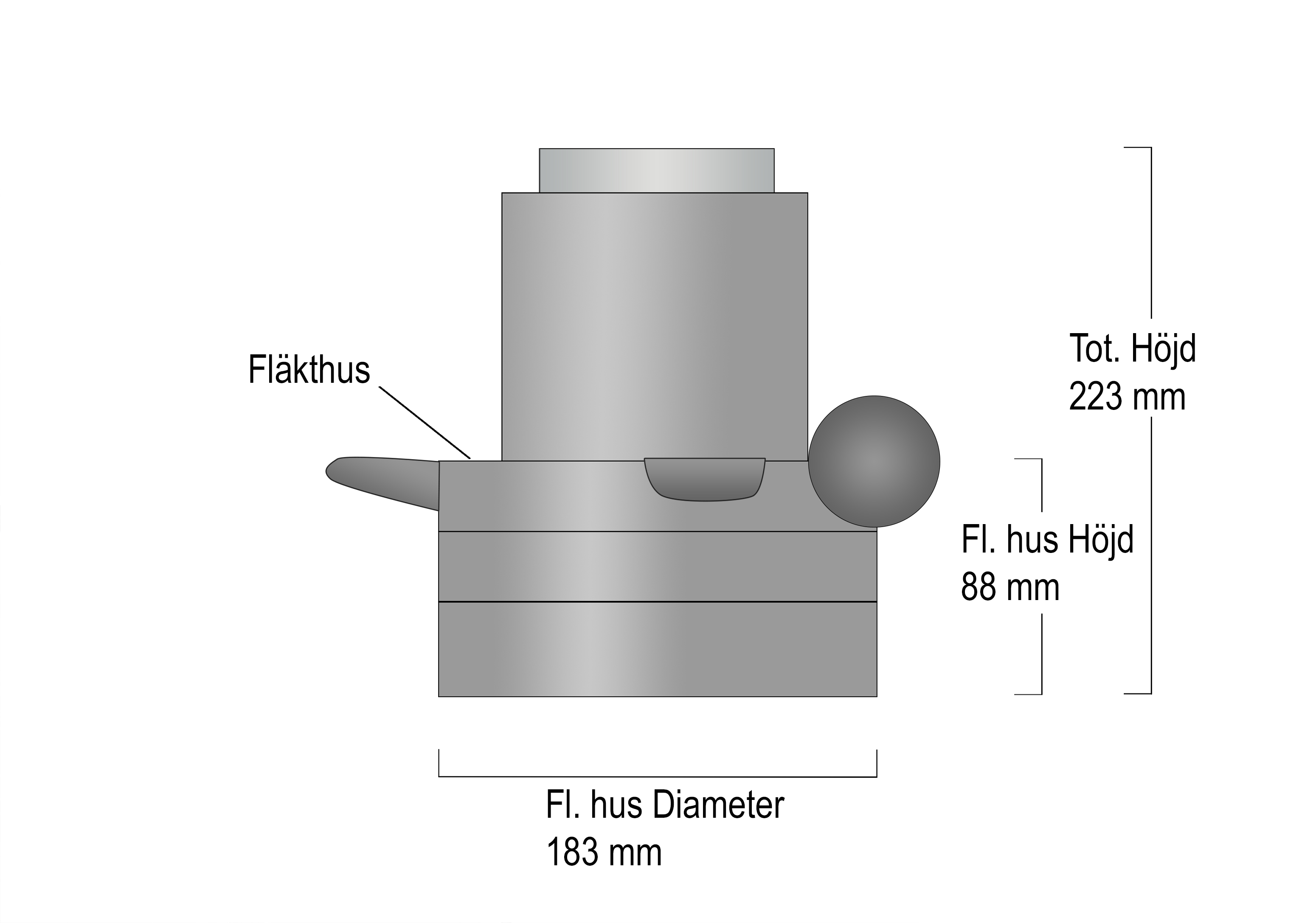 Motor BPT 3 XL,  passar många märken - 2