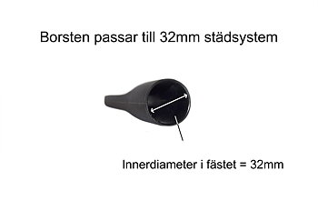 Spetsmunstycke, långt 35cm