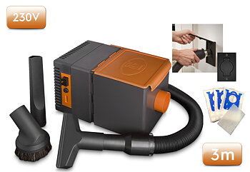Beflexx inbyggd dammsugare paket 3m