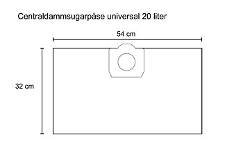 Airvac centraldammsugarpåsar