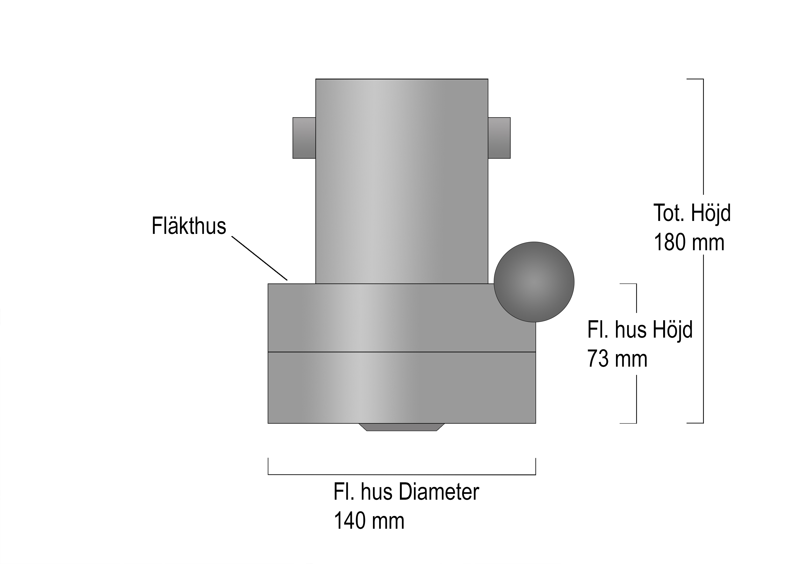 Motor BPK 2 / 1706W kupad botten, passar många märken - 2