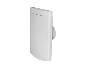 Suguttag VEX R, plast vit, rektangulärt lock