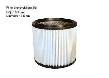 Filter grovavskiljare 15/30 liter