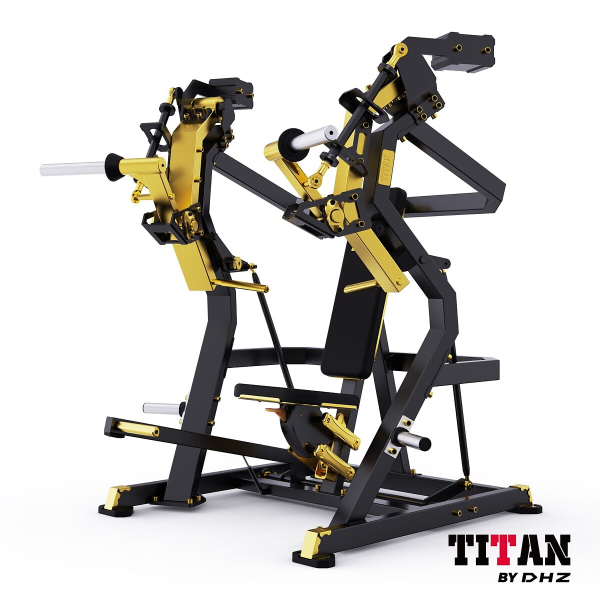 DHZ Plate Loaded Titan Mechanix Chest Foot Assist