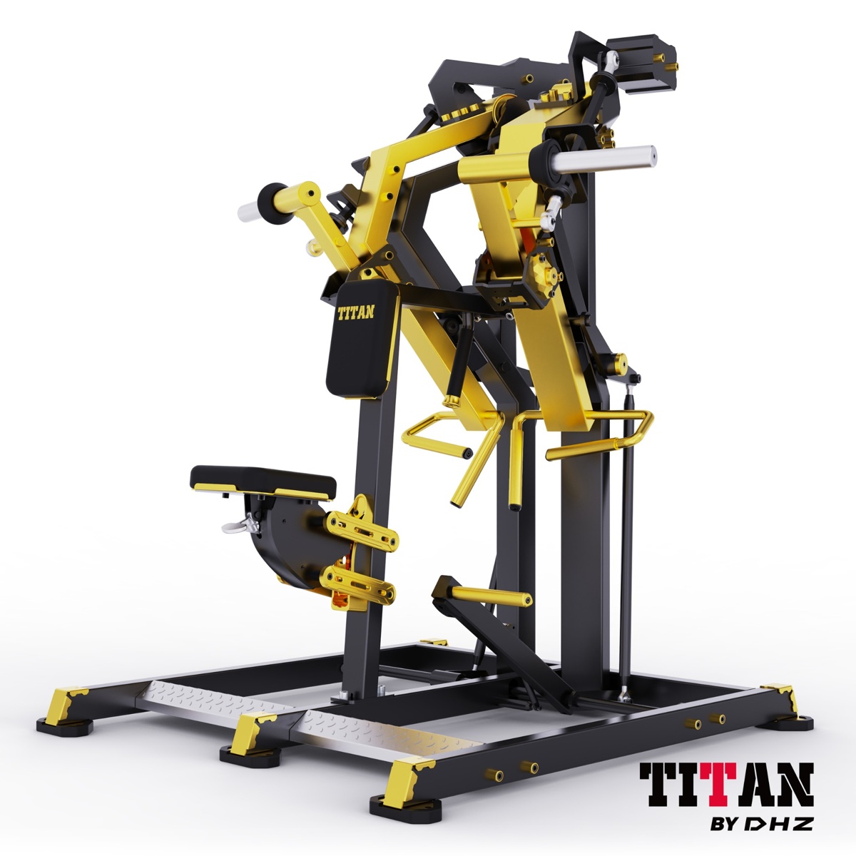 DHZ Plate Loaded Titan Mechanix Low Row