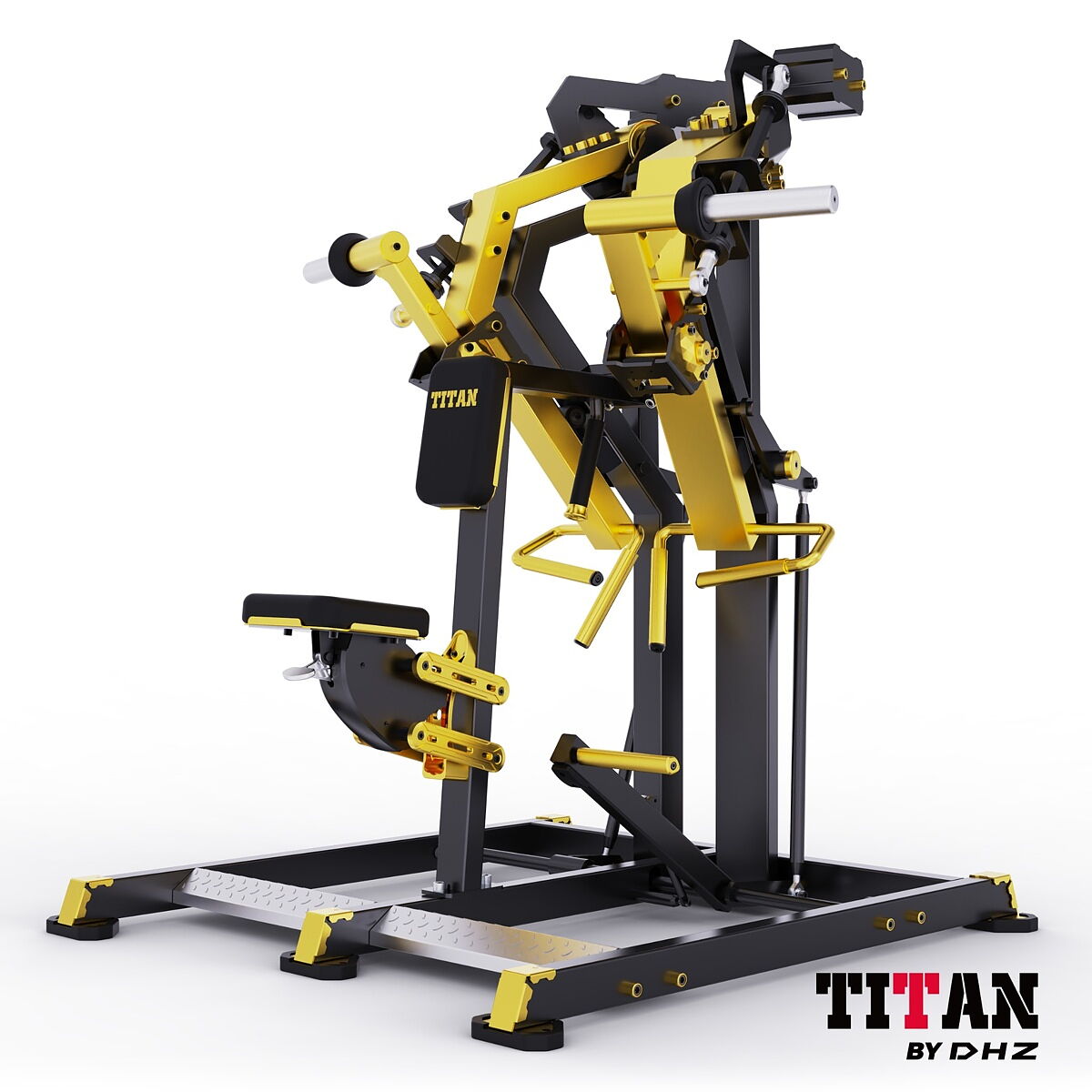 DHZ Plate Loaded Titan Mechanix Low Row