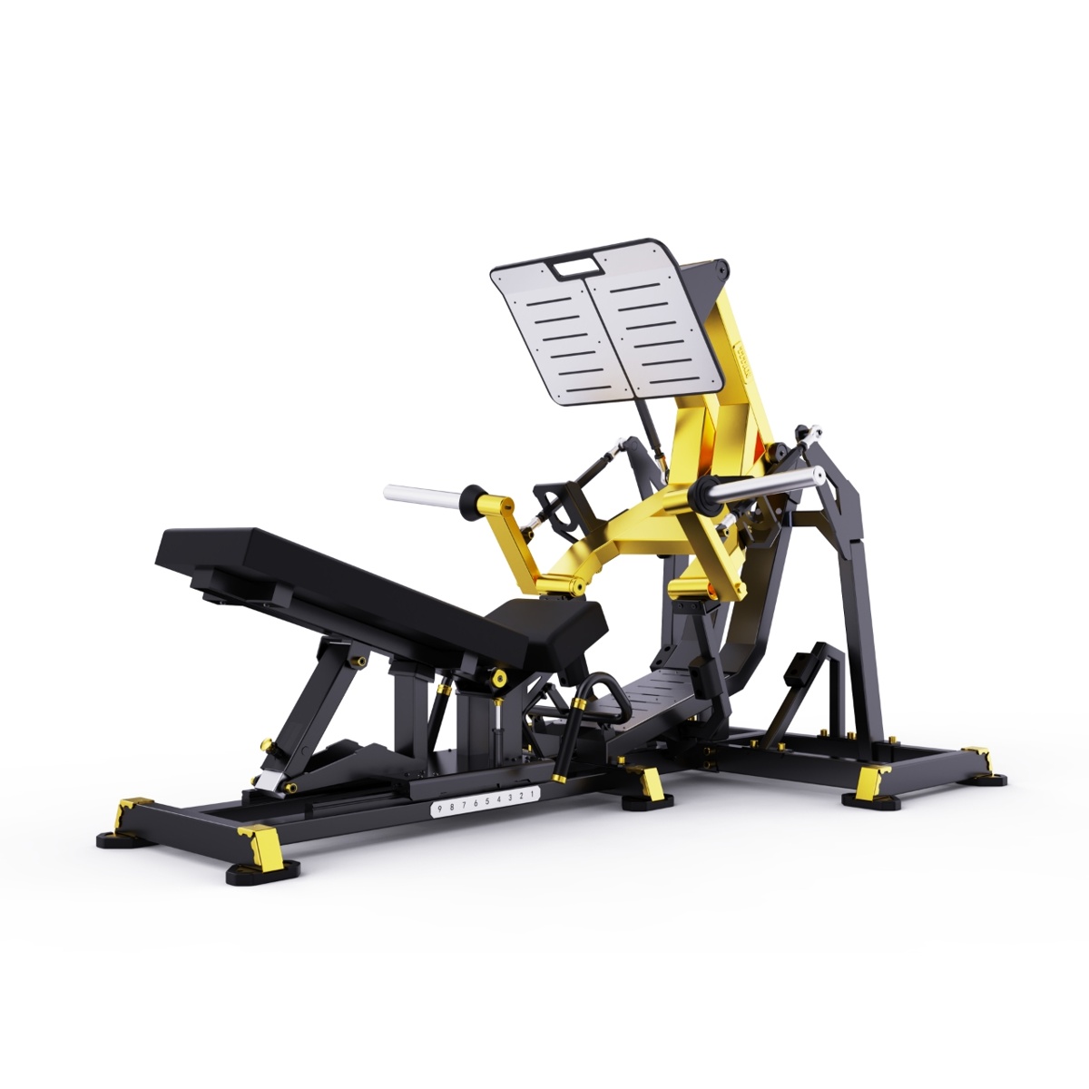 DHZ Plate Loaded Titan Mechanix Leg Press
