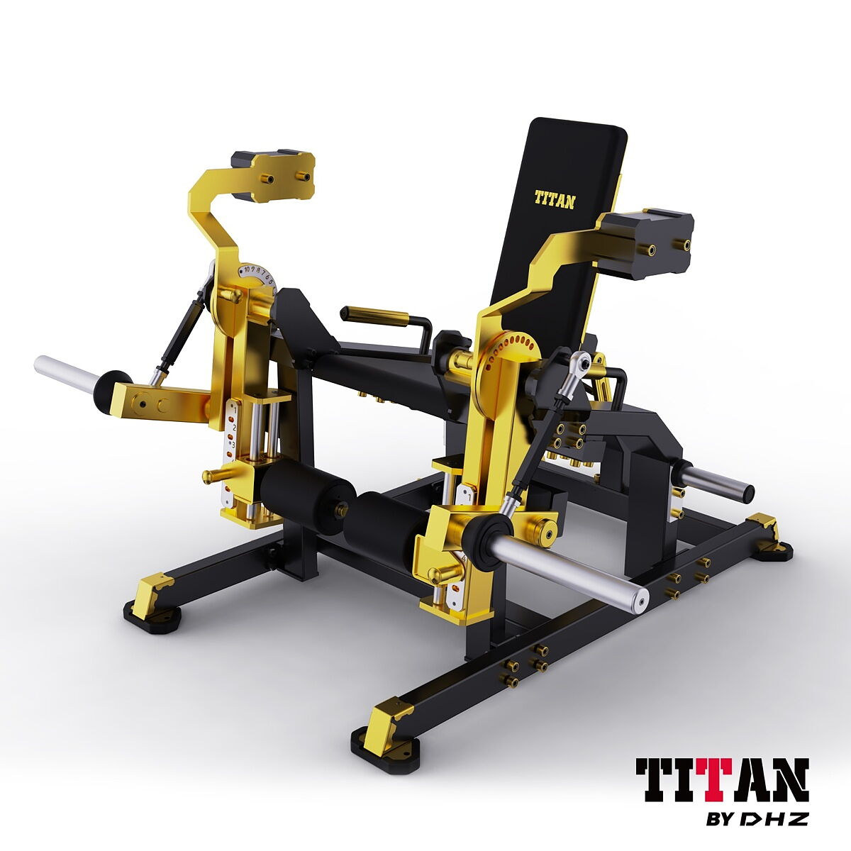 DHZ Plate Loaded Titan Mechanix Iso Lateral Leg Extension