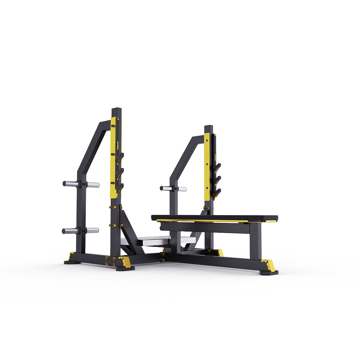 DHZ Plate Loaded Titan Mechanix Olympic Bench