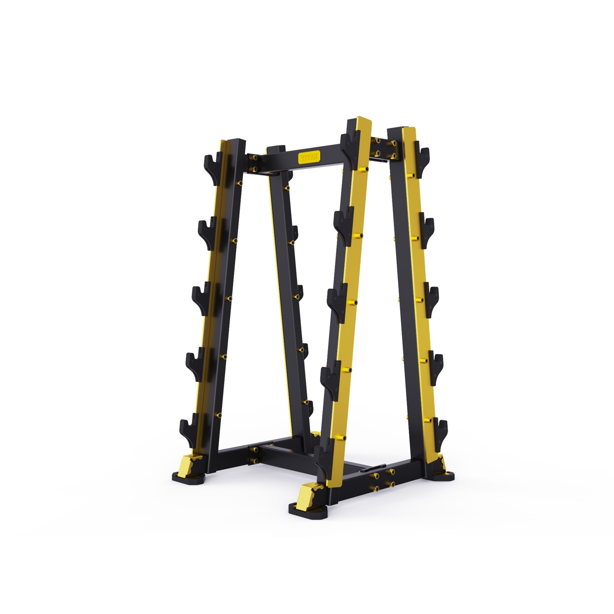 DHZ Plate Loaded Titan Mechanix Barbell Rack