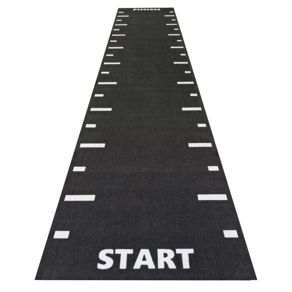 Konstgräs Sprinttrack med markeringar, 2 x 10m