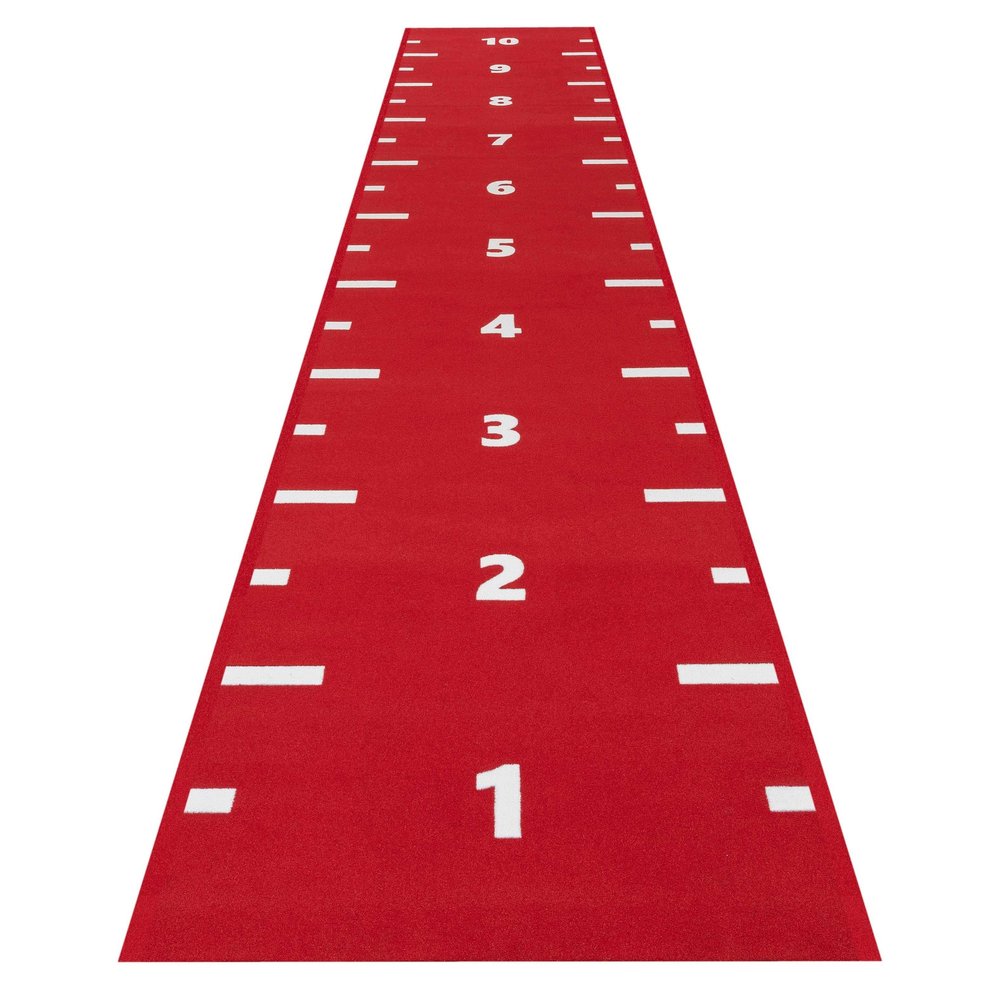 Konstgräs Sprinttrack med markeringar och nummer, 1,5 x 10m