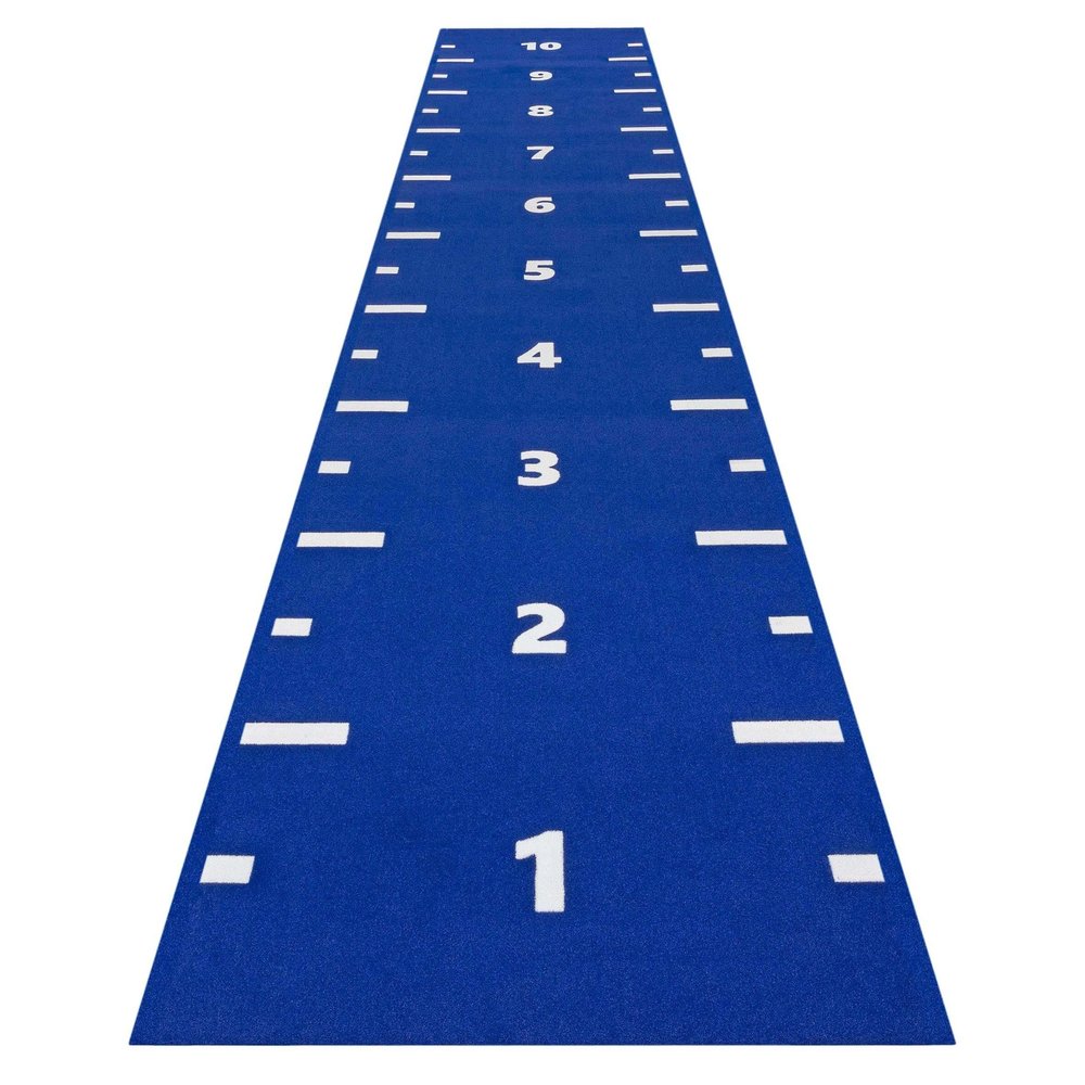 Konstgräs Sprinttrack med markeringar och nummer, 2 x 15m