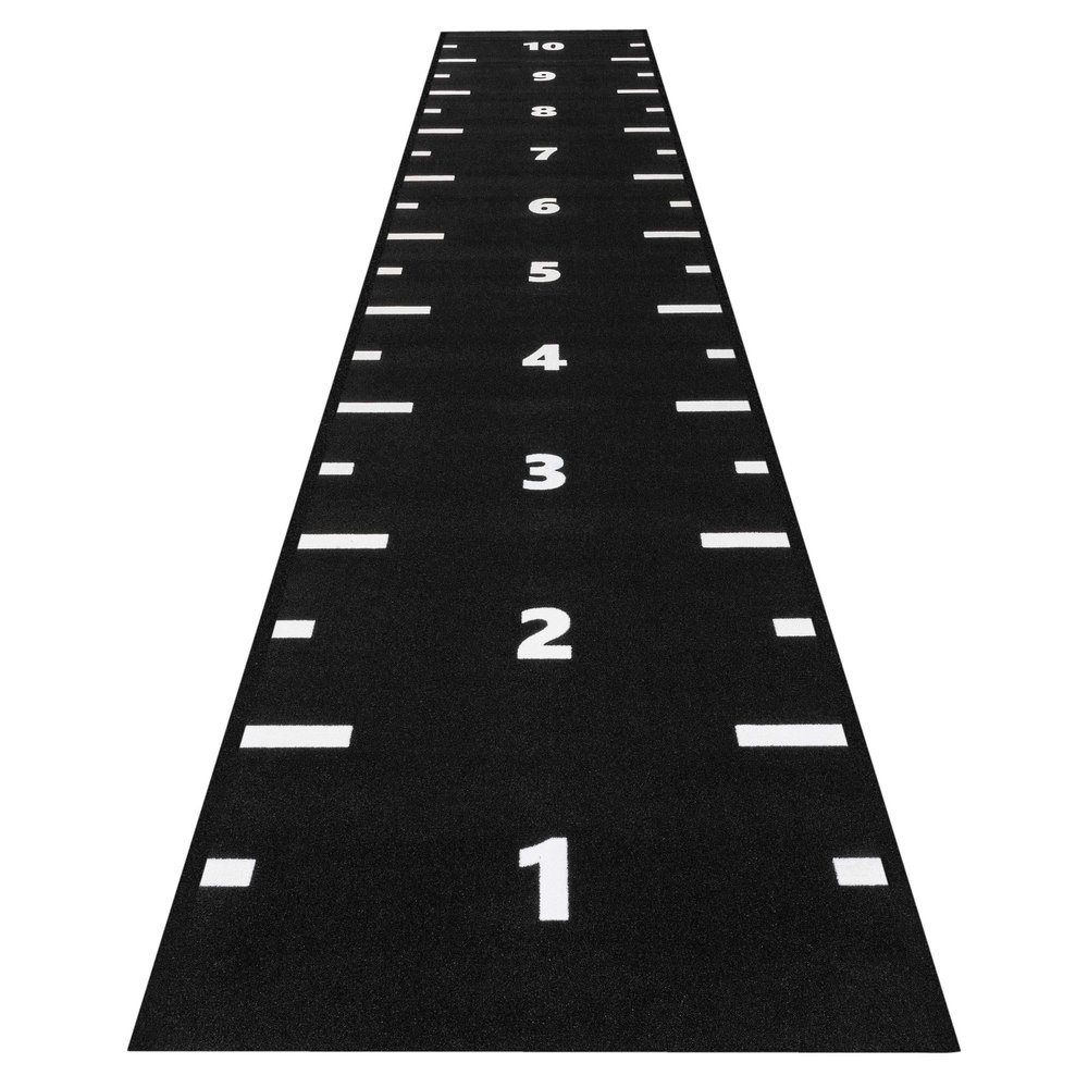 Konstgräs Sprinttrack med markeringar och nummer, 4 x 10m