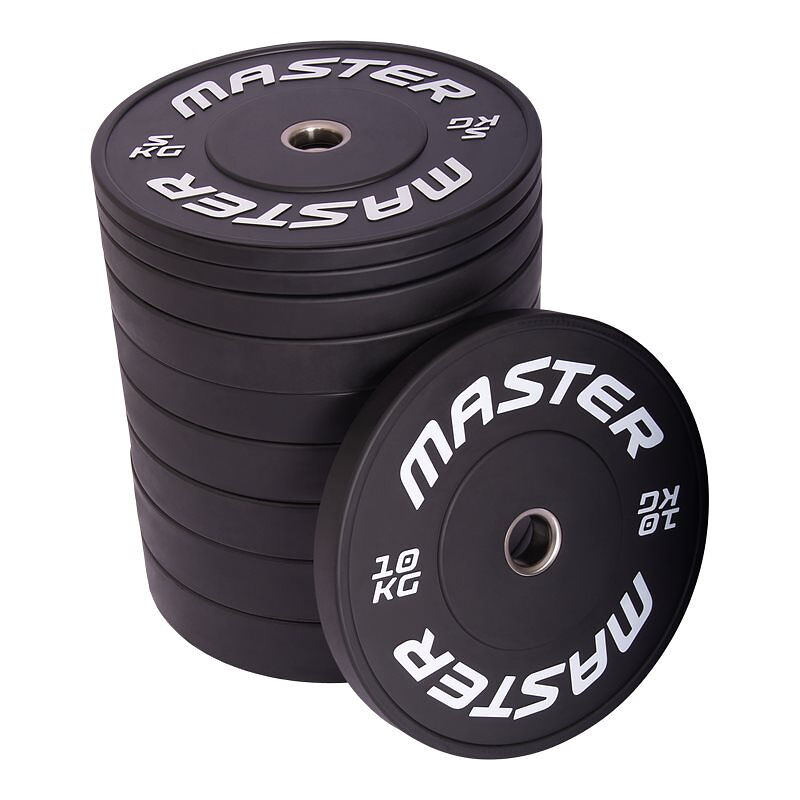 Master Fitness Bumpervikter set 150 kg