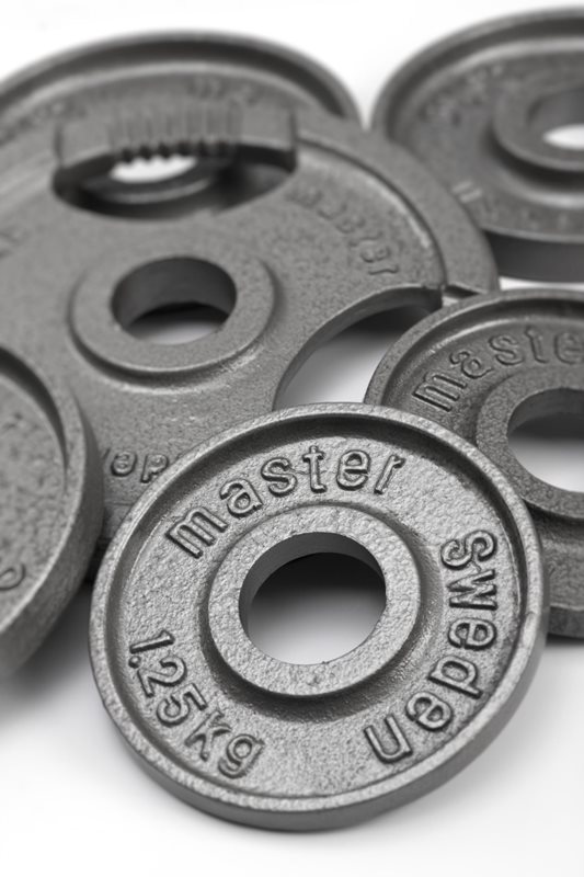 Master VIKTPAKET 120KG JÄRN UTAN STÅNG