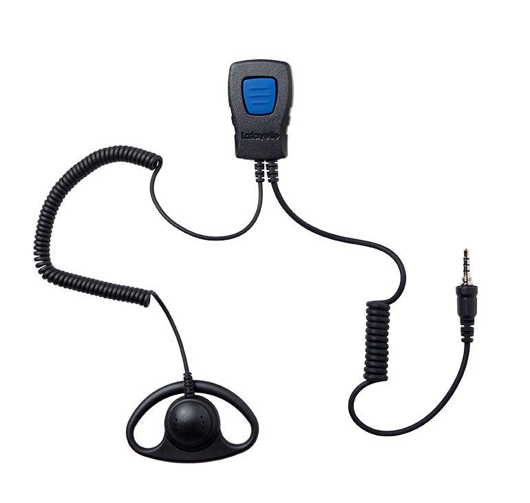 Miniheadset Yttre öronmussla 3,5mm 4-polig gängad