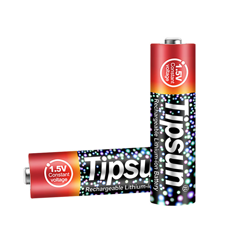 Tipsun KIT 1.5V AA Uppladdningsbara Lithium-ion batteri m laddare - 3