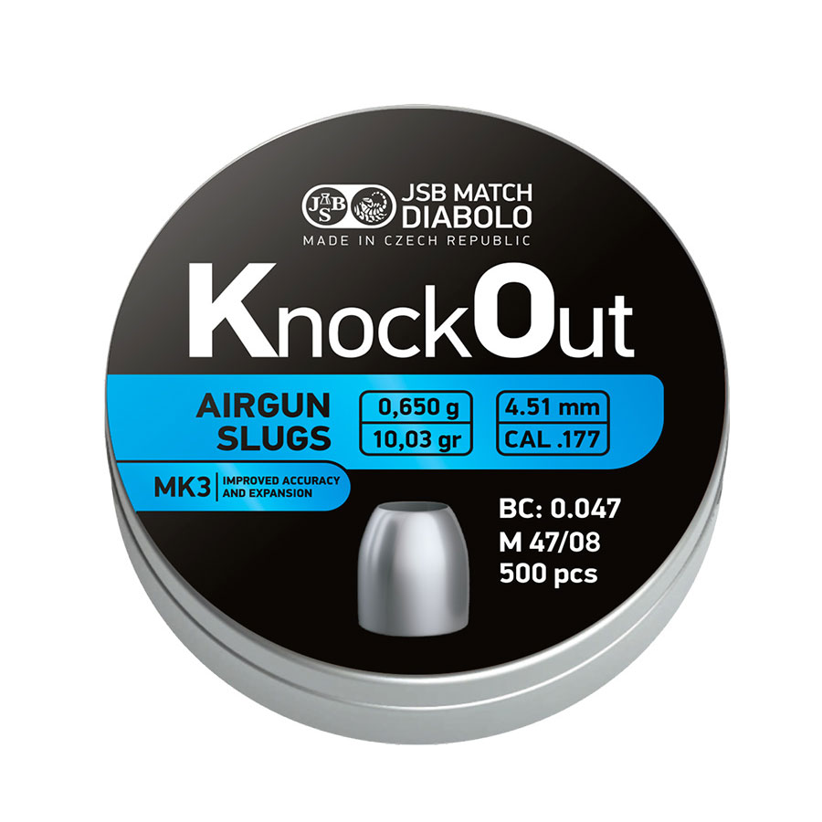 JSB KO Slugs MKIII 4,51mm 0,650g 500st