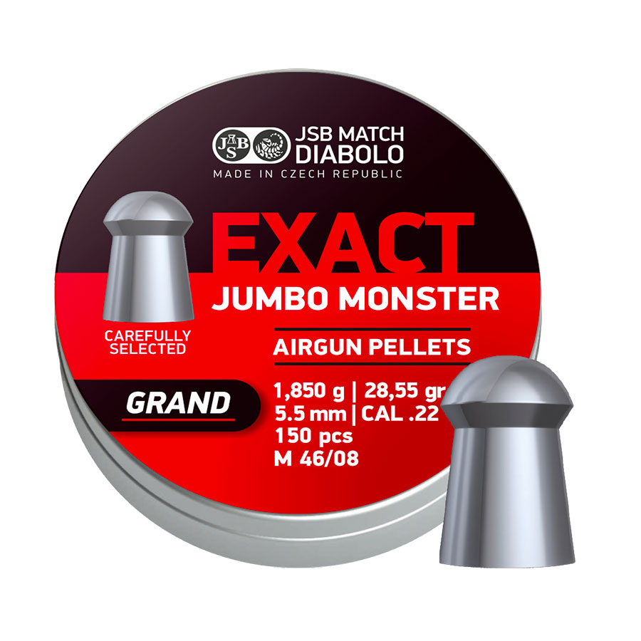 JSB Exact Jumbo Monster Redesigned Shallow 5,52mm 1,645g 200st