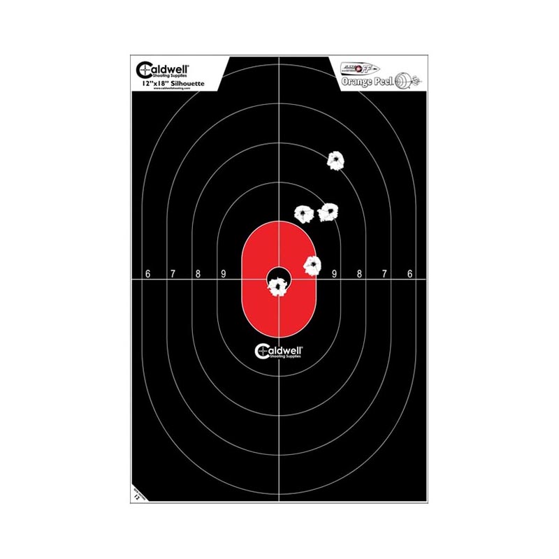 Caldwell måltavla Silhouette Center Mass Target 8 ark