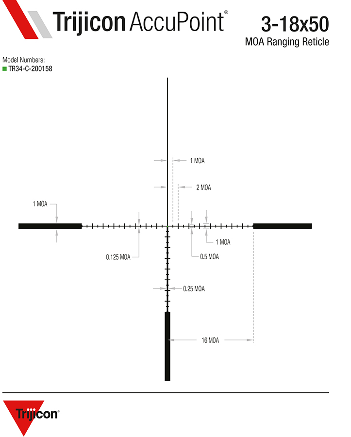 Kikarsikte Trijicon AccuPoint 3-18x50 - 13