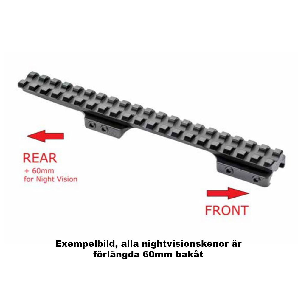 Contessa Picatinnyskenor förlängda för Nightvision