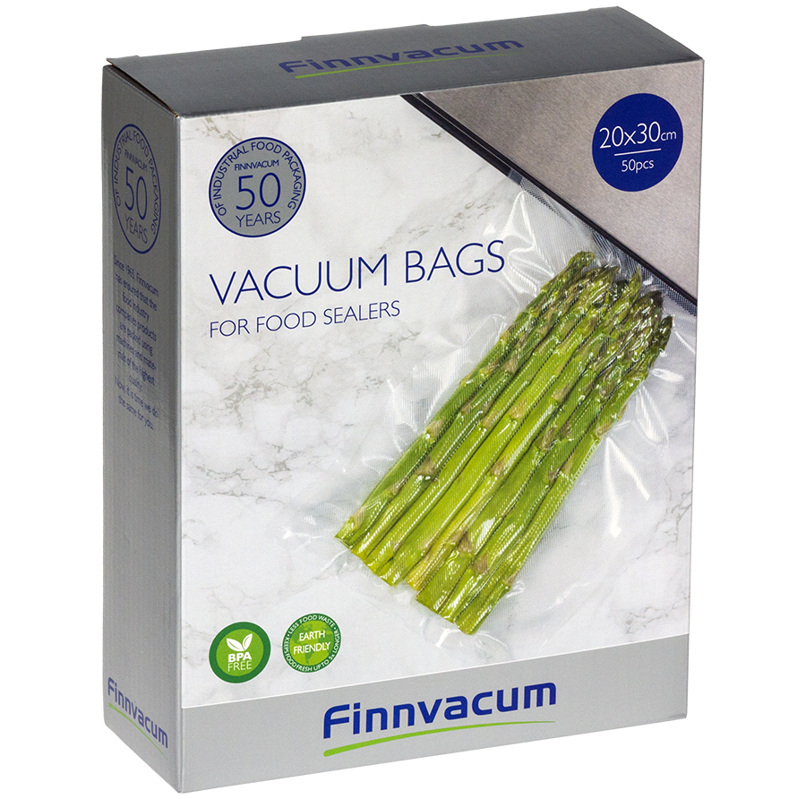 Vacuumpåsar räfflade 20x30 cm 50-pack