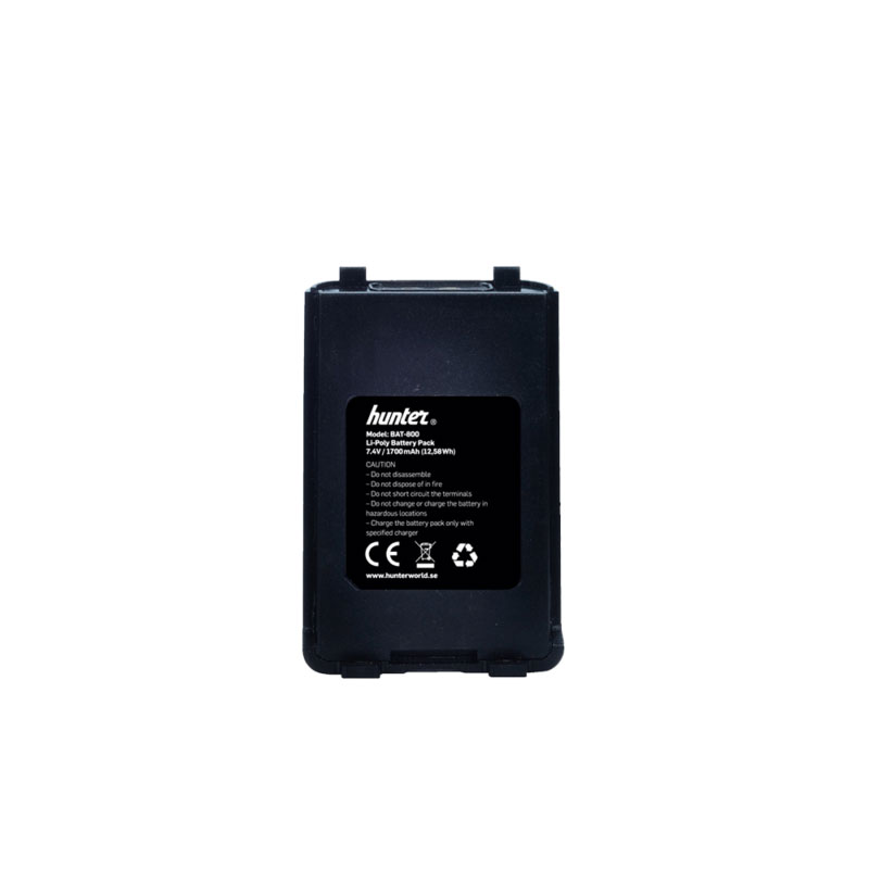 Batteri Hunter F5, F7, E-light och Elite 1700 mAh