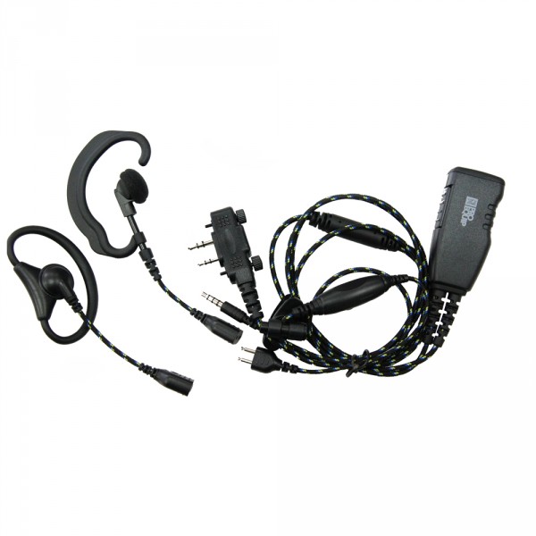 PRO-U710LA Svart tygkabel "4-i-1" C&D bygel