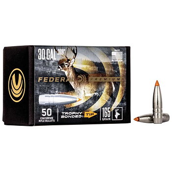 Federal Premium Trophy Bonded Tip Kula 30 Cal (.308) 165gr