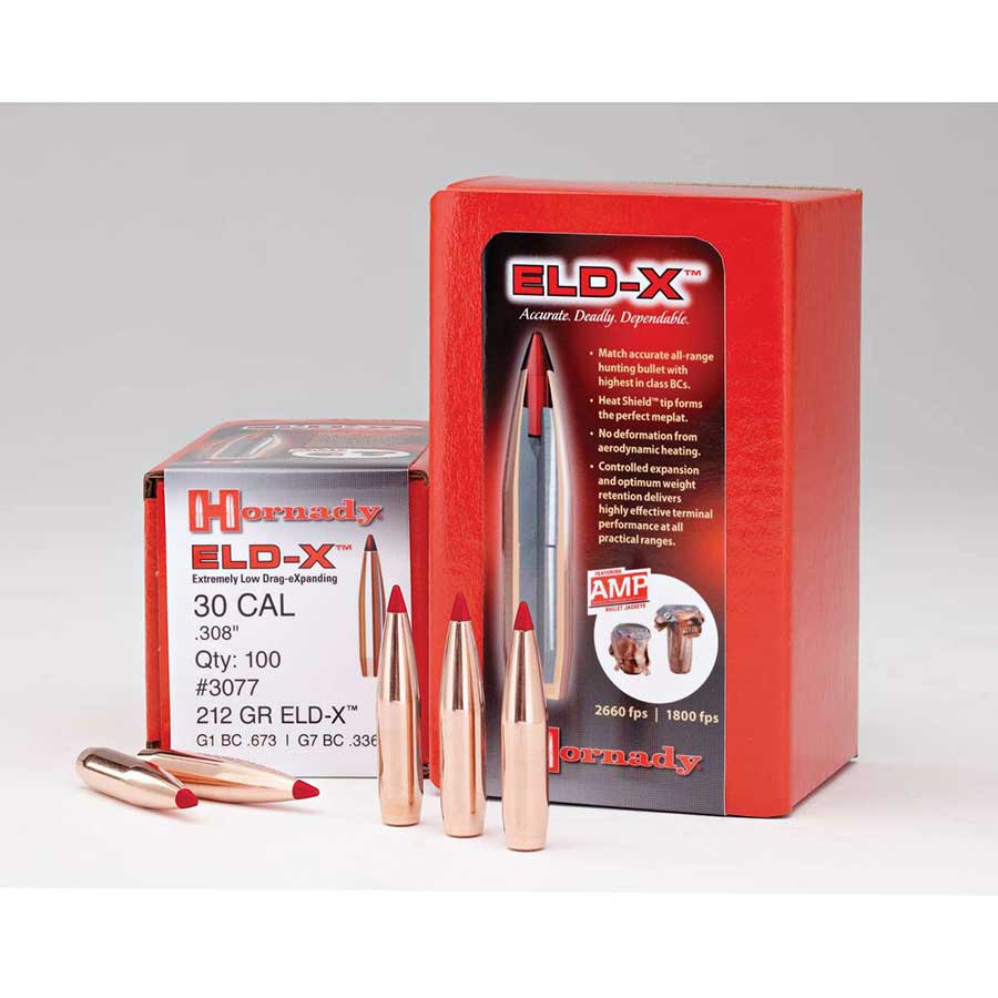 Hornady ELD-X Kula 30 Cal (.308) 200 gr - 5