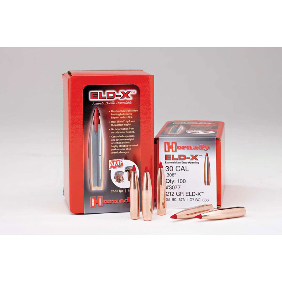 Hornady ELD-X Kula 30 Cal (.308) 212gr - 3