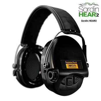 Sordin Supreme Pro X H2 LED Black