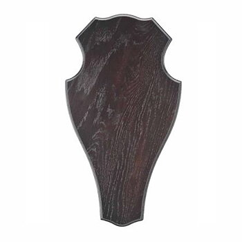 Trofesköld II Kronhjort Mörk 45x24 cm