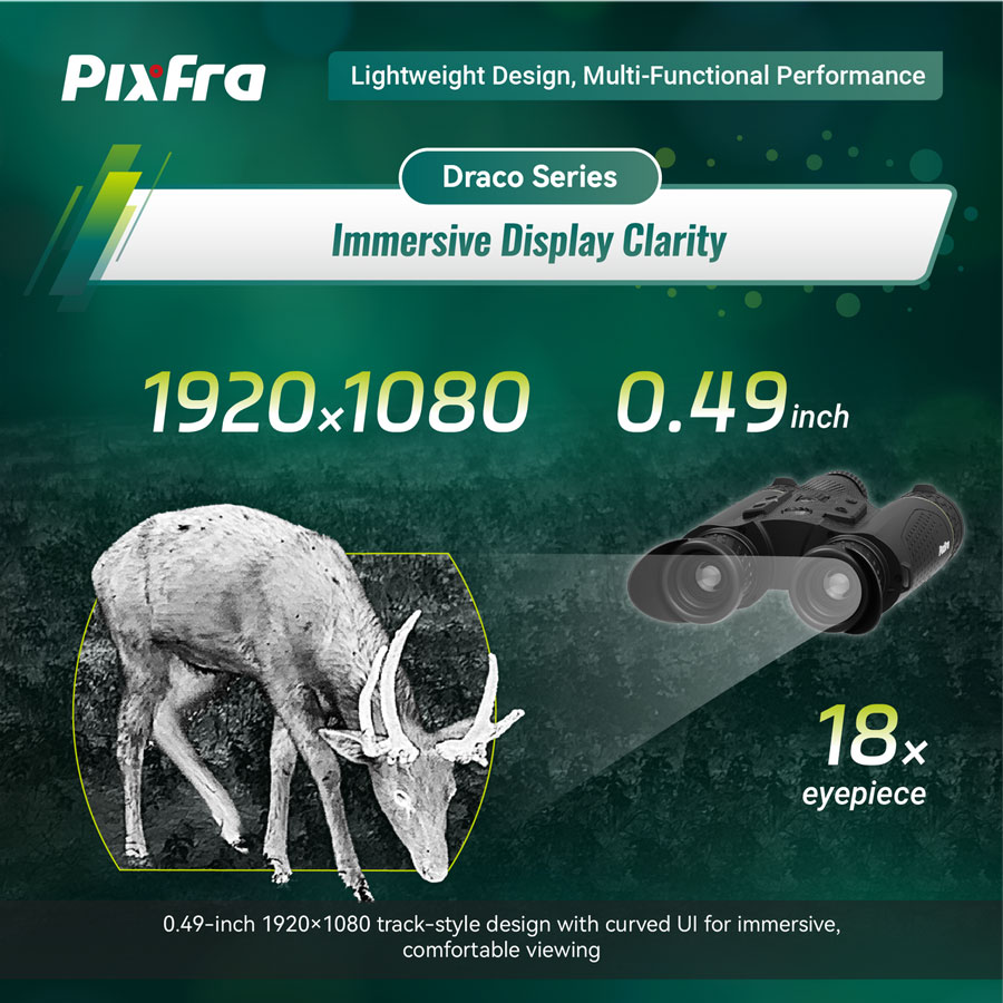 PixFra Draco D635N-4K Multispektral Värmekikare 640x512 - 9