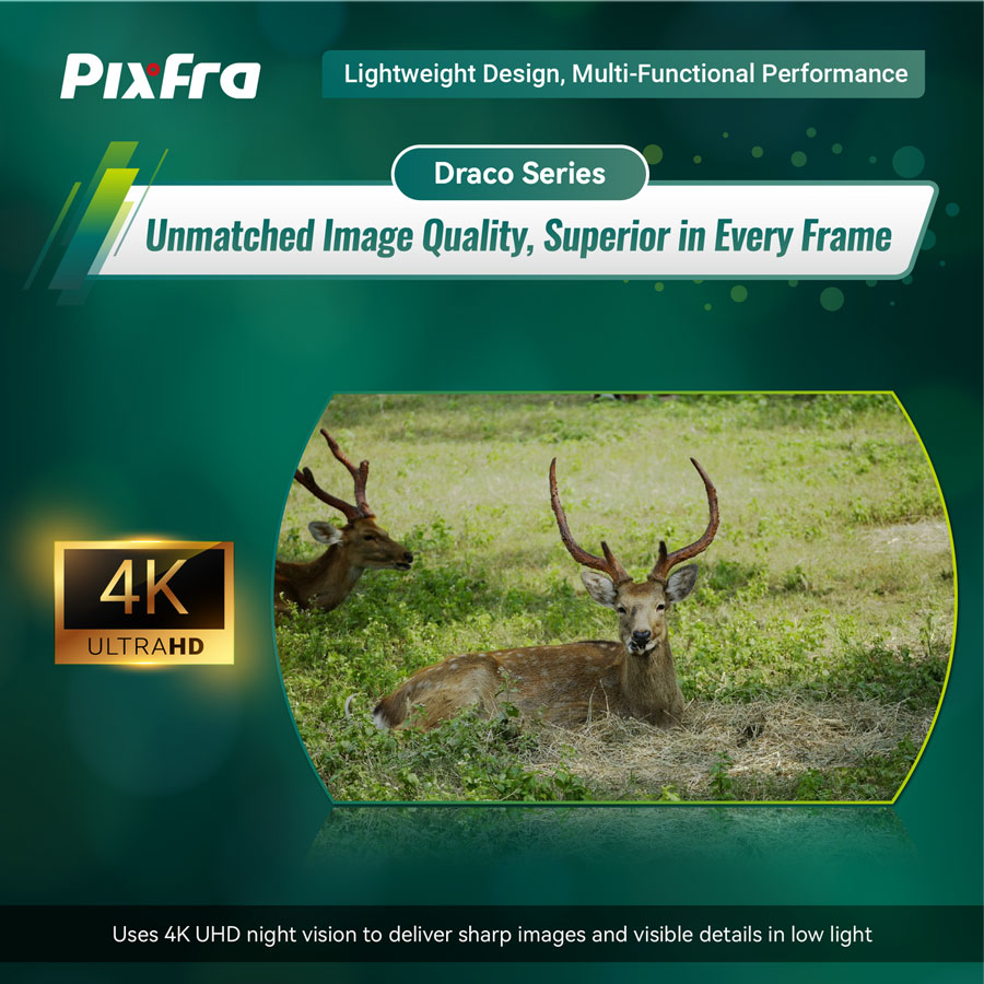 PixFra Draco D635N-4K Multispektral Värmekikare 640x512 - 11
