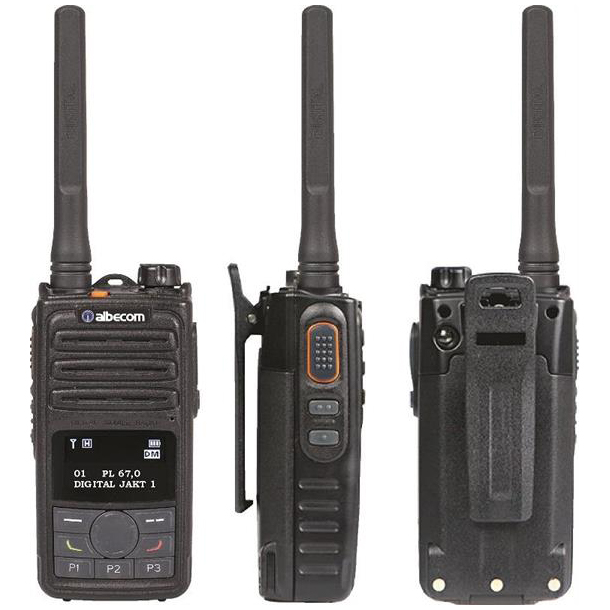 2st Jaktradio Albecom VIPER X610 Analog/Digital 155mhz - 2