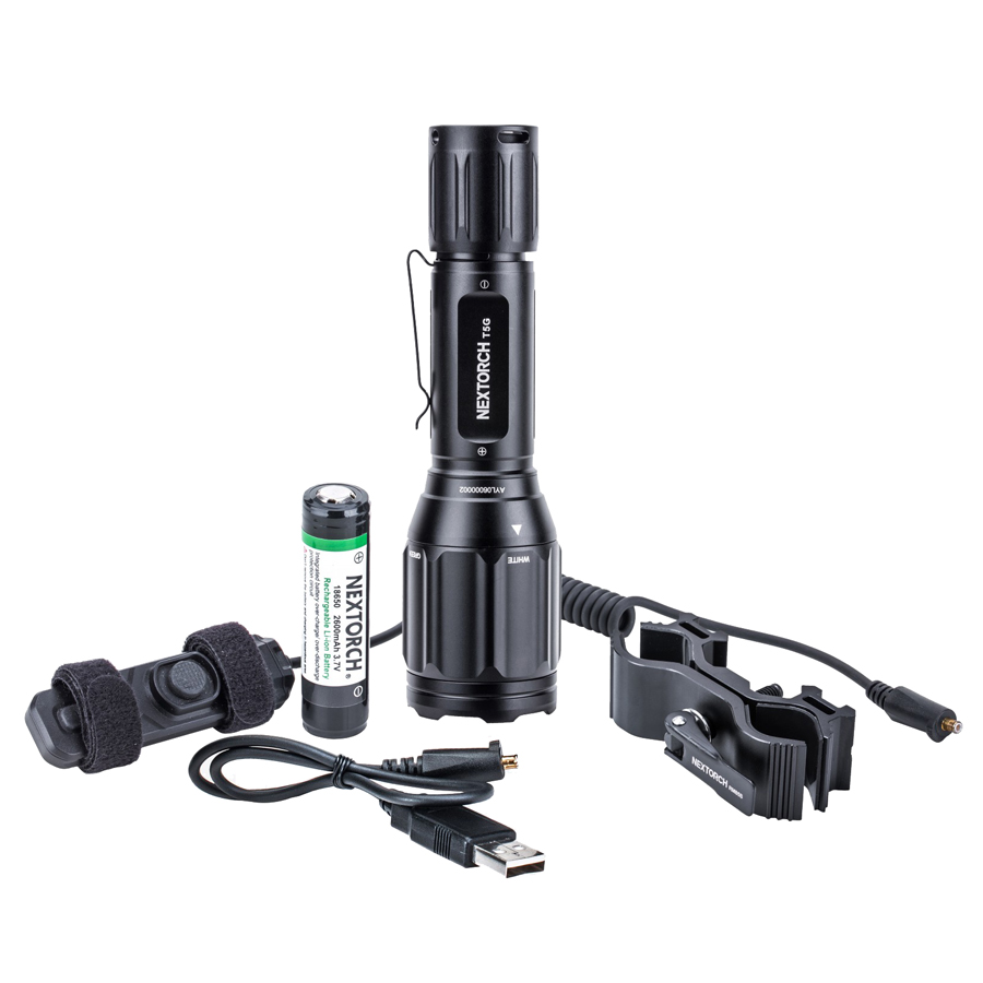 Nextorch Eftersökspaket T5G Vit/Grön 1200/170 lm