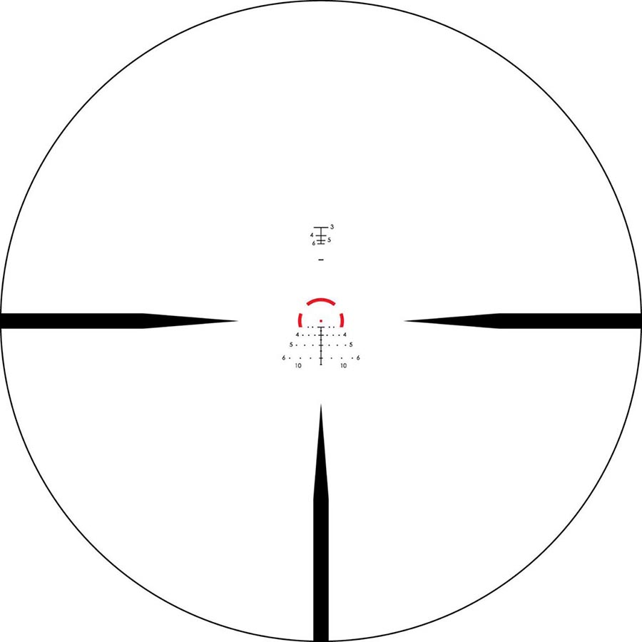 Kikarsikte Vortex Strike Eagle 1-8×24 riktm AR-BDC3 Belyst (Moa) - 8