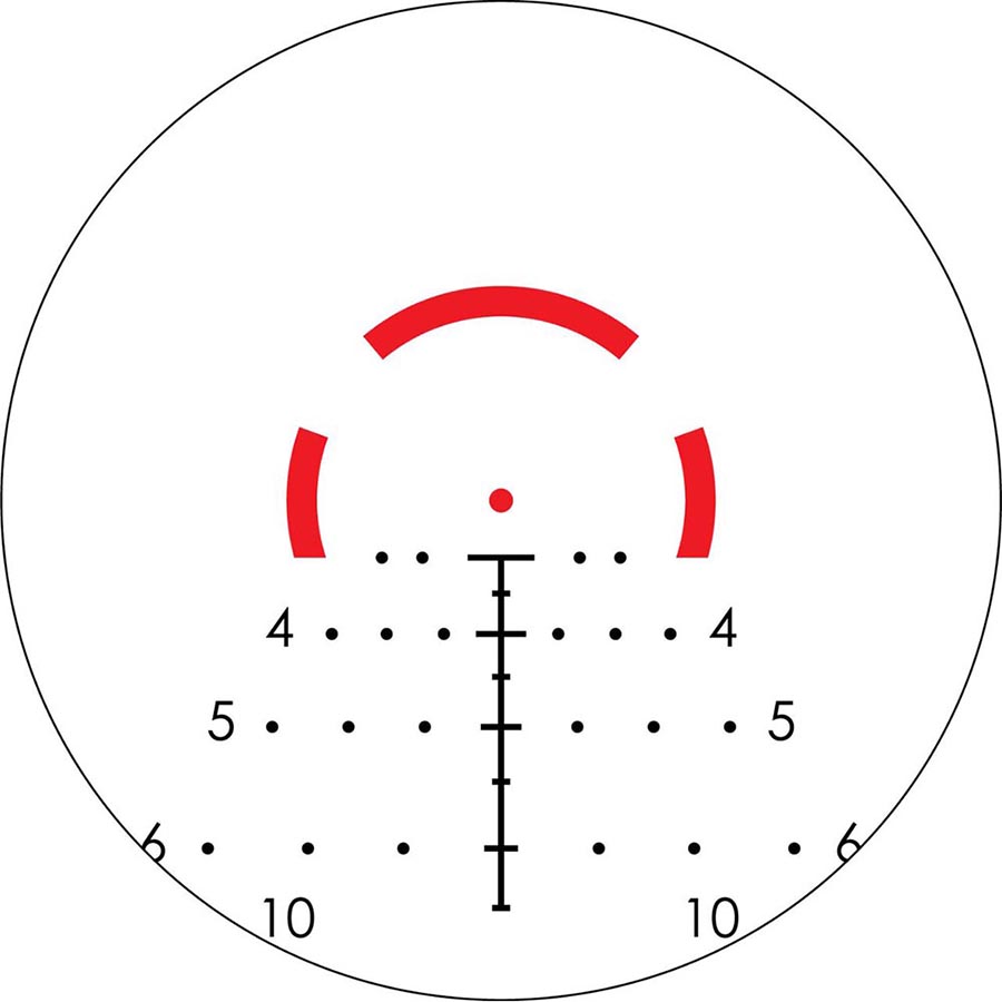 Kikarsikte Vortex Strike Eagle 1-8×24 riktm AR-BDC3 Belyst (Moa) - 10