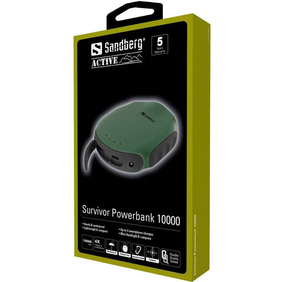 Sandberg Survivor Powerbank 10000 - 5
