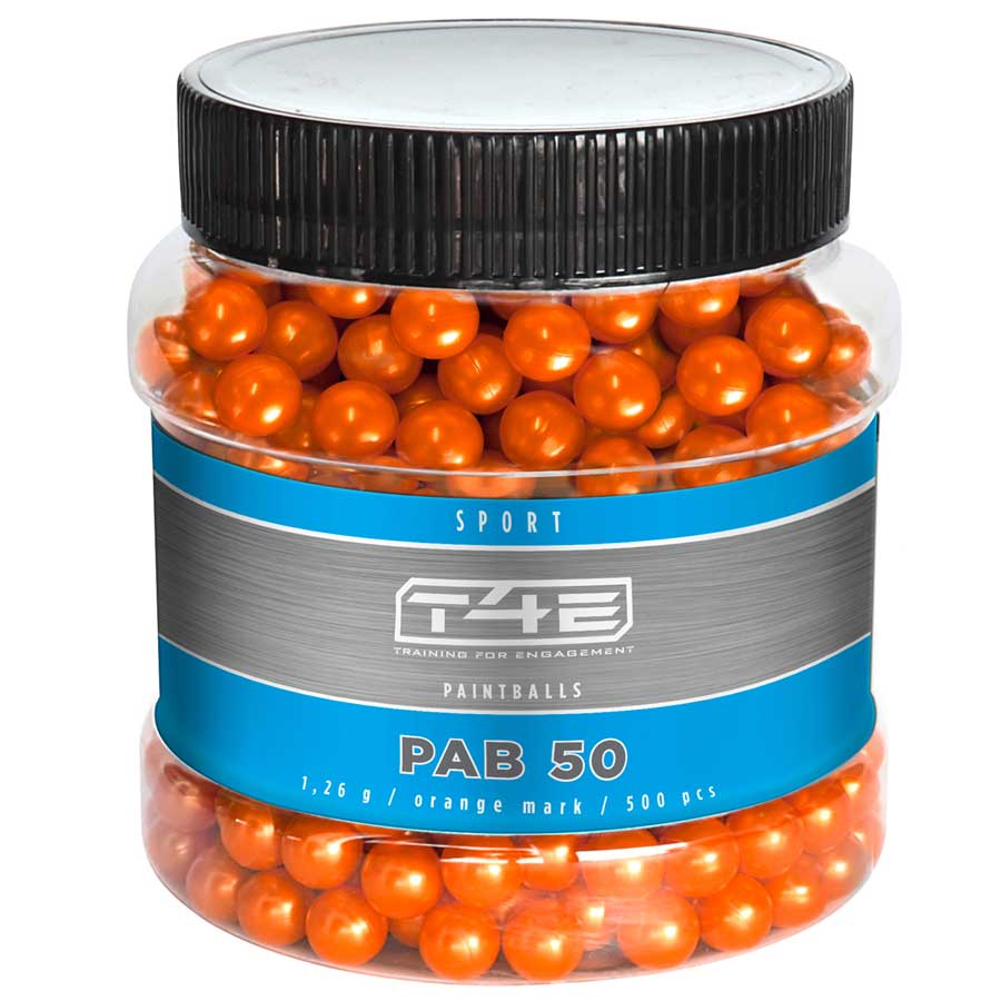 T4E Sport PAB 43 Paintballkulor .50 1,26g 500-Pack - 3