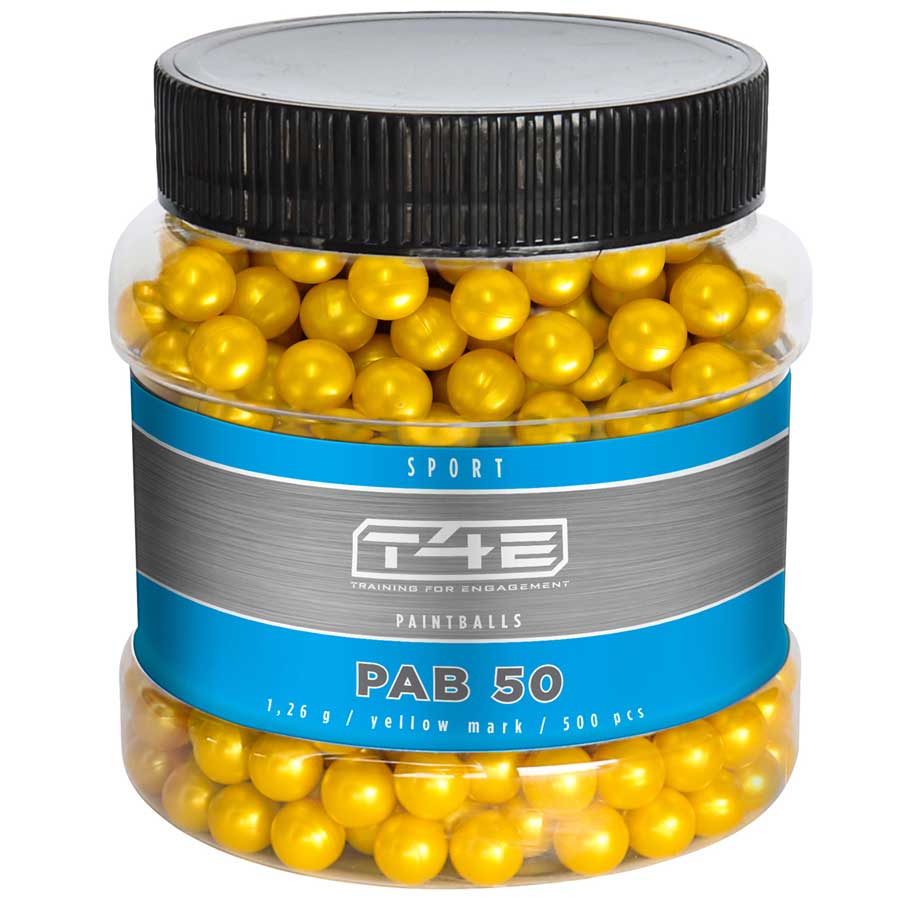 T4E Sport PAB 43 Paintballkulor .50 1,26g 500-Pack