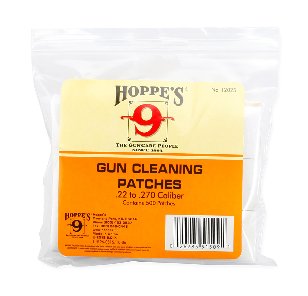 Hoppe´s Draglappar Bomull No.2 Kal .22 - .270 (500st)