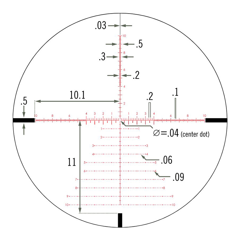 Kikarsikte Vortex Viper PST Gen 2 3-15×44 FFP riktm EBR-7C belyst (MRAD) - 5