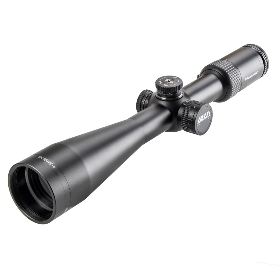 Delta Titanium HD 4-24x50 SF DI-MD Belyst med Utbytbara Rattar - 5