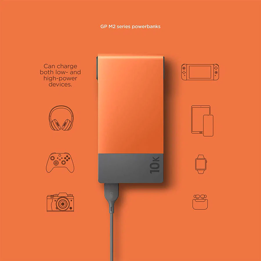 GP PowerBank M2, 10000 mAh, Orange - 10